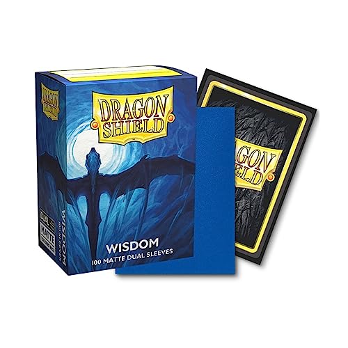ATM15057 DP Dragon Shield Dual Matte Wisdom Card Accessories, Blue