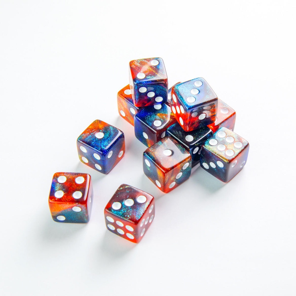 Gamegenic Galaxy Series D6 Dice Set 12mm (36pcs) (Mars)