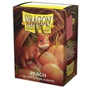 Dragon Shield Dual Matte - Peach (100 Ct.)