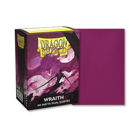 Dragon Shield at-15056 Standard Size Dual Matte Wraith (100 Sleeves) Matte Wraith Purple